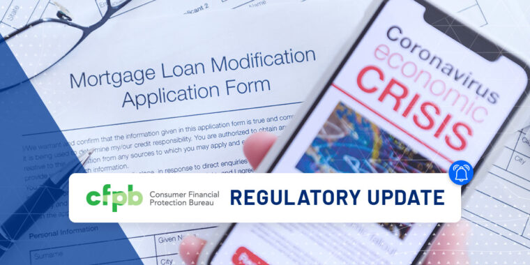 CFPB regulatory update covid-19